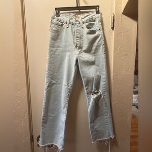 Levis Ribcage Straight Ankle Jean